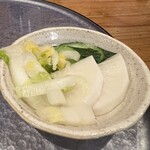 鰻 むさし乃 - お新香