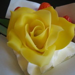 viennois - チョコレートで作った薔薇の花です
