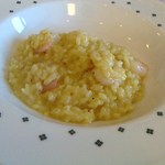 小エビとサフランのリゾット