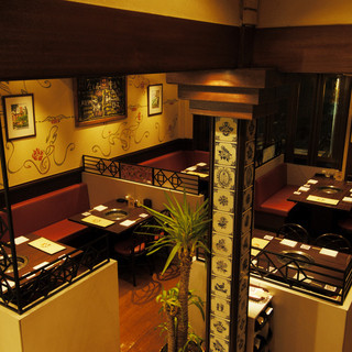 半個室やロフト席などプライベート感◎