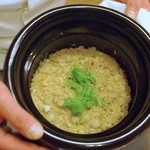 竹屋町 三多 - 鯛と新牛蒡の土鍋飯