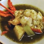 竹屋町 三多 - 紀州産伊勢海老〜新若芽と生姜スープ〜