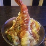 手打ちそば 庄庵 - 小天丼アップ