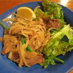 ひとし - 牛タンニンニク炒め