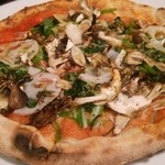 ピッツェリア ダ アンダン - キノコのピザ