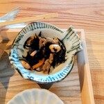 味自慢 - 【鯵満定食】のヒジキ