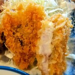 味自慢 - 【鯵満定食】のアジフライ