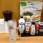日高屋 - ドリンク写真:「ウォッカ ソーダ割り」(300円)