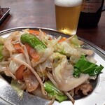 金時食堂 - 野菜炒め