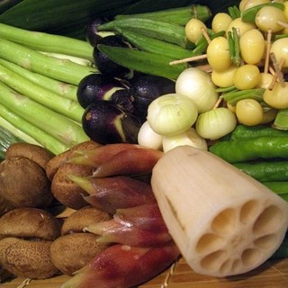 We purchase the best ingredients of the day, mainly from Kyushu, every day.