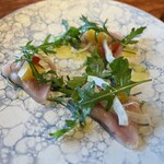 Osteria IL VIAGGIO - 前菜メカジキカルパッチョ