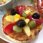 カナカロカ - マフィンのフレンチトースト、とっても綺麗♪