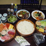 福寿司 - 手巻き寿司セットを出前してもらいました