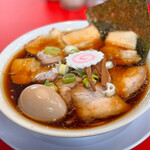 中華そば専門 せんえつながら - 料理写真:中華そばチャーシュー ＋ 味玉☆