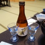 Hoterunimitoya - 【夕食】一ノ蔵 特別純米酒 辛口