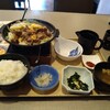 夢庵 - レモン牛焼きしゃぶ定食