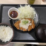 松のや - 料理写真:鬼おろしポン酢ロースかつ定食