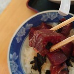 ラーメン河 - 今日の鮪は,かなり美味しかったですょ♥(*´σｰ｀)