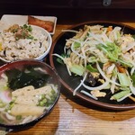 な～ちゃん - ふーチャンプルー定食￥1,200