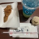 ケンタッキーフライドチキン - 料理写真:ちゅる〜りぃブルーハワイ。