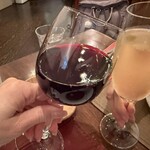 クネル - グラススパークリングワイン　グラスワイン　赤　　乾杯〜