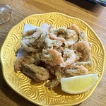 47都道府県の日本酒勢揃い 夢酒渋谷店 - 川えびの唐揚げ638円