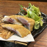旬彩酌ビストロ志摩半島 - レアなアジフライ