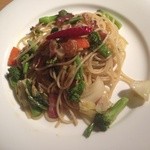 鵠沼パスタダイナー スプーン - 菜の花とベーコンのパスタ