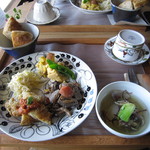 カフェあんこ坂 - 料理写真:本日のパンランチ