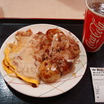 たこ八 - いかたこｾｯﾄA(460円)とﾄﾞﾘﾝｸ(ｾｯﾄの時は100円)