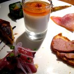 インカメラ コン テラッツァ - 前菜の６種盛り合わせ（拡大）