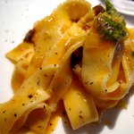 インカメラ コン テラッツァ - アキレス腱と菜の花のラグー　タリアテッレ