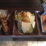 お酒の飲まなくても、出てくる突き出し