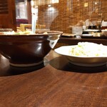 チンタンタン - 五目ラーメン 大盛り ＋ 半チャーハン 横