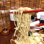 チンタンタン - 五目ラーメンの麺