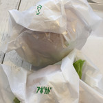 ガレージハウス - 2015年4月初旬  ハンバーガーには、表示あります。