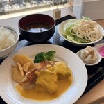 RESTAURANT 7's knot - 赤魚のムニエル　パンプキンソース（2026.6.15の週替わりランチ）