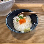 えびそば 緋彩 - 海鮮茶漬け用ごはん
