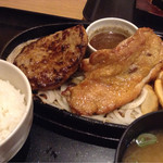 Faiyabagu - ハンバーグ&チキンステーキセット