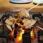 大松家 - 手羽先・・皮目をパリっと。