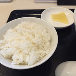 中華の店 香菜 - 香菜　半ライス　50円　2015年4月