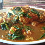 アサクラカリー - ほうれん草ササミカツカレー