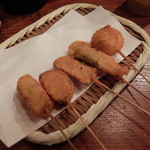 Kushihachi - 人気10本セット（豚肉、さつまいも、きす、ささみ明太子、玉ねぎ）