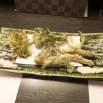 旬菜 おぐら家 - 天然山菜の天ぷら