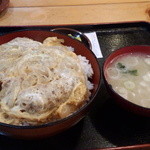 生そば きく家 - カツ丼　大盛り　800円