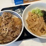 吉野家 - 料理写真:牛丼・油そばセット(950円)