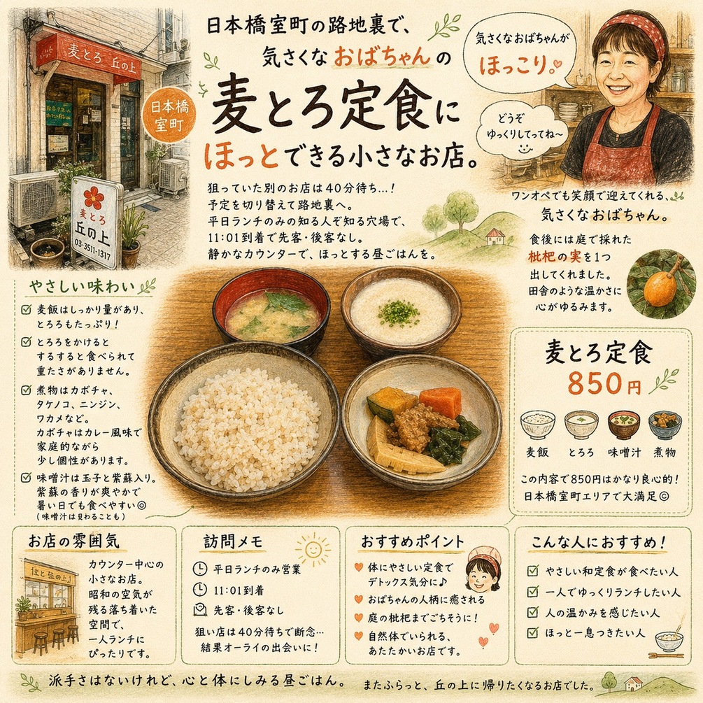 麦 とろ 丘 の 上