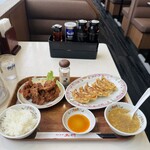餃子の王将 - 料理写真:ジャストサイズ　極王鶏の唐揚セット　2026/5/29