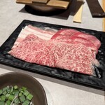 しゃぶしゃぶ れたす - プレミアムれたすセットのお肉
