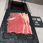 しゃぶしゃぶ れたす - 黒牛の盛り合わせ380円
